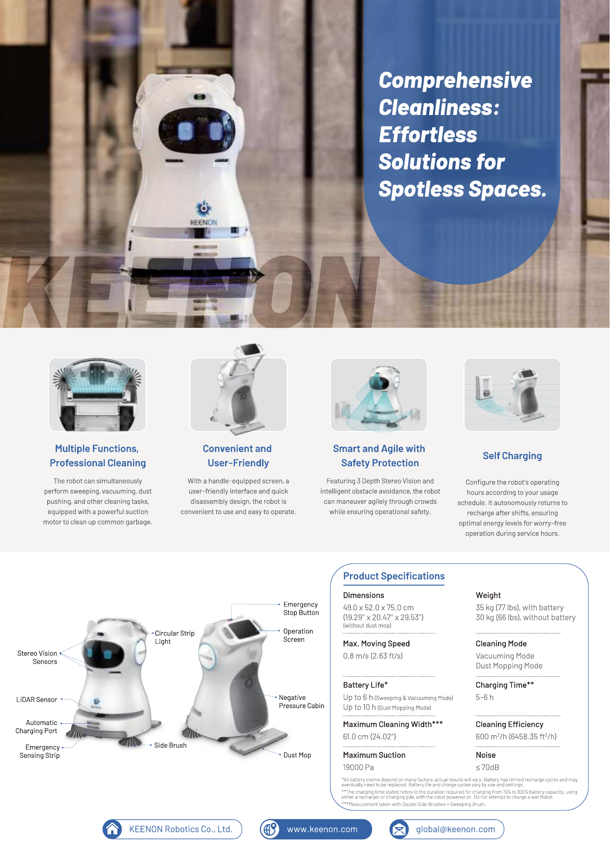 KEENON profesionálny robot